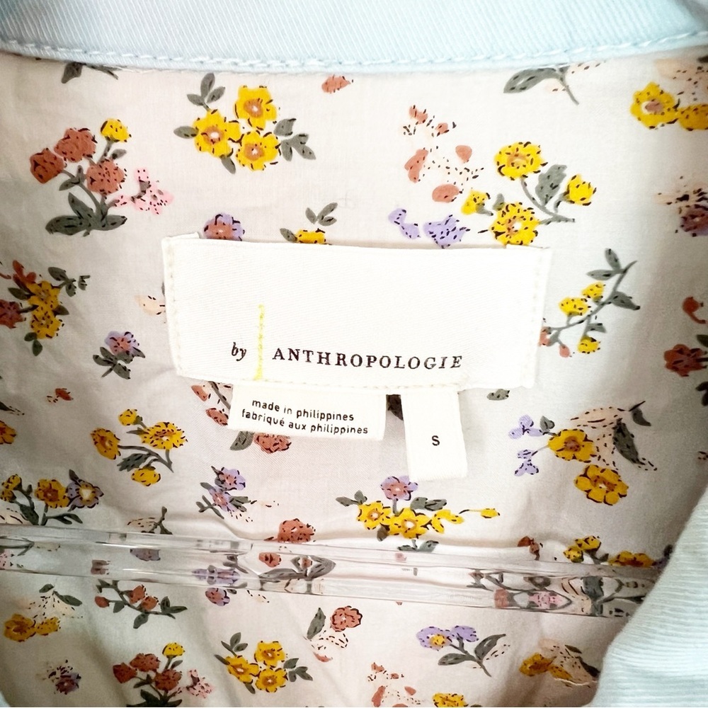 ANTHROPOLOGIE CATELYN OFF-WHITE COLOR BLOCK UTILITY ANORAK JACKET SZ SMALL - Picture 5 of 11